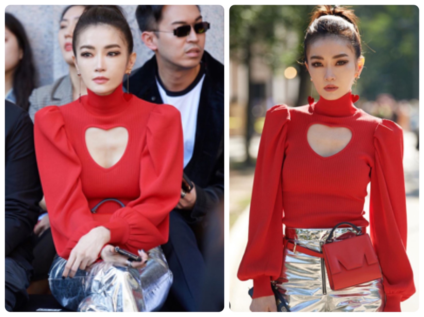 謝金燕太瘦，笑稱自己「心裡有排骨」。（翻攝自謝金燕IG）