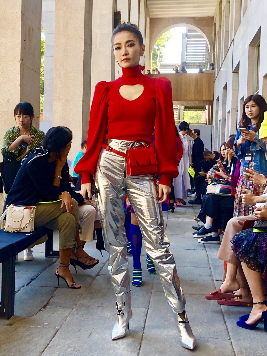 謝金燕如果沒遇上合適的衣服，寧可不出席看秀，也不輕易屈就。