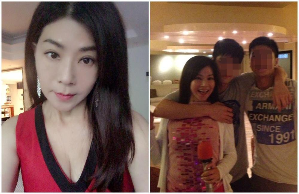 「花系列」女星蔣黎麗閃婚後才發現富二代老公愛賭，後來在兩個兒子鼓勵下離婚。（翻攝自臉書）