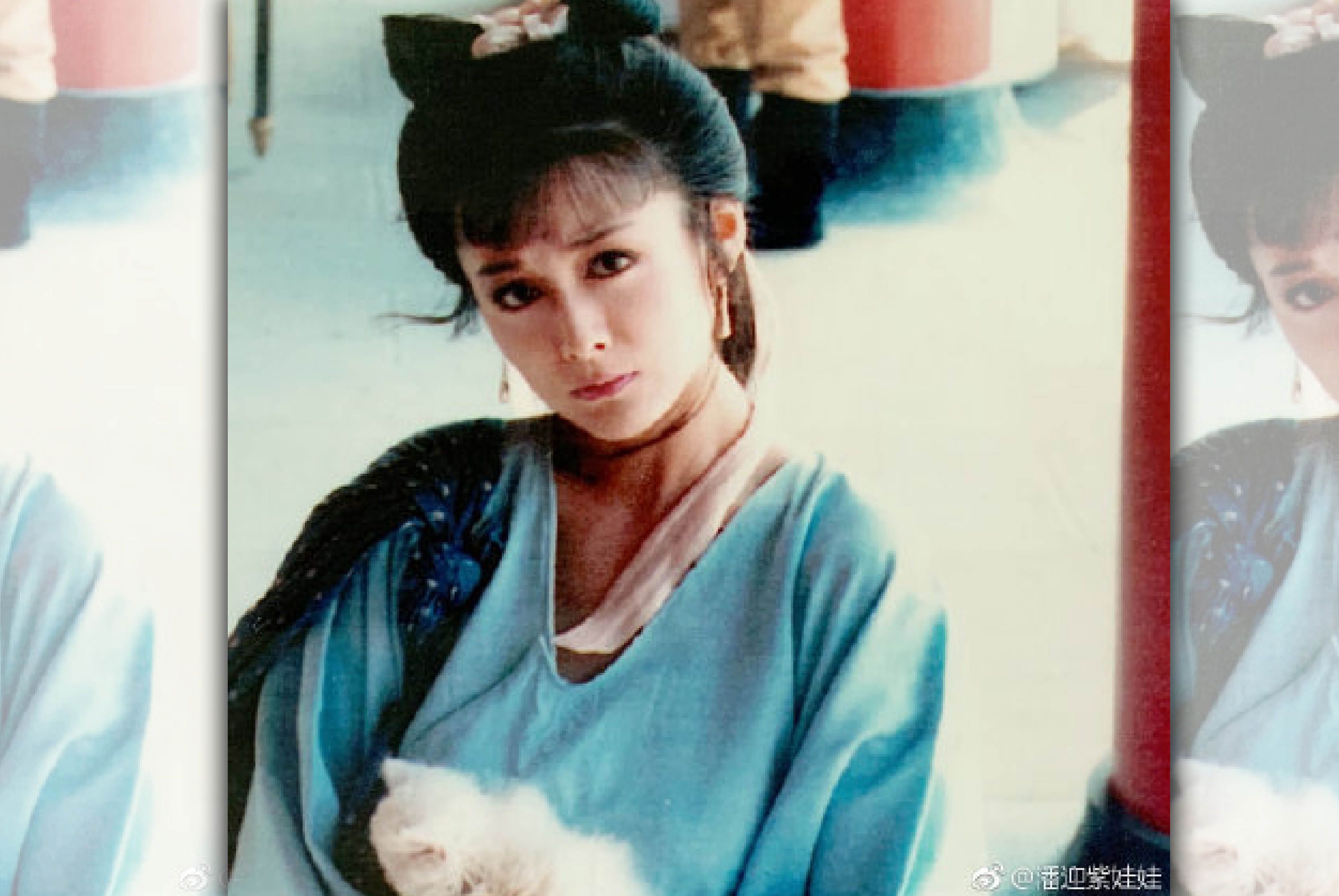 潘迎紫主演《一代女皇》中的武媚娘扮相。（翻攝自潘迎紫微博）