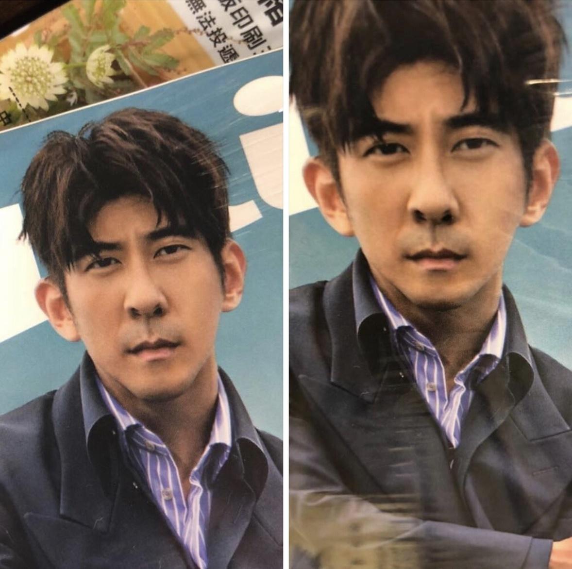 修杰楷鼻影裡面的圖層忘記關,竟出現四個鼻孔。(翻攝自美到沒朋友臉書)