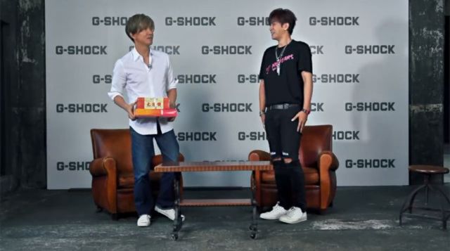羅志祥藉著共同代言CASIO G-SHOCK錶的機會，日前專程赴日與偶像木村拓哉會面。（翻攝G-SHOCK微博）