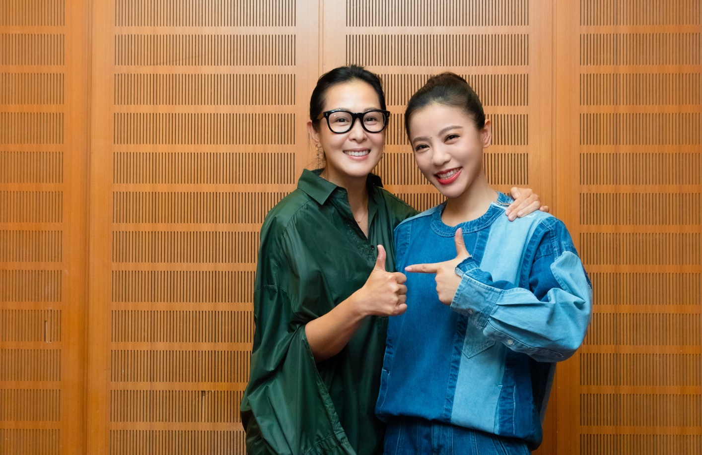 劉若英力挺丁噹，到場觀賞並給予肯定。（相信音樂提供）