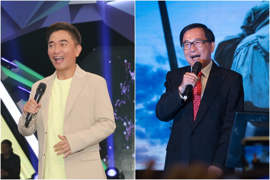 吳宗憲（左）昨（23日）在臉書分享他遇到一台公車，裡面的司機竟然撞臉前總統陳水扁（右）。（本刊資料照）