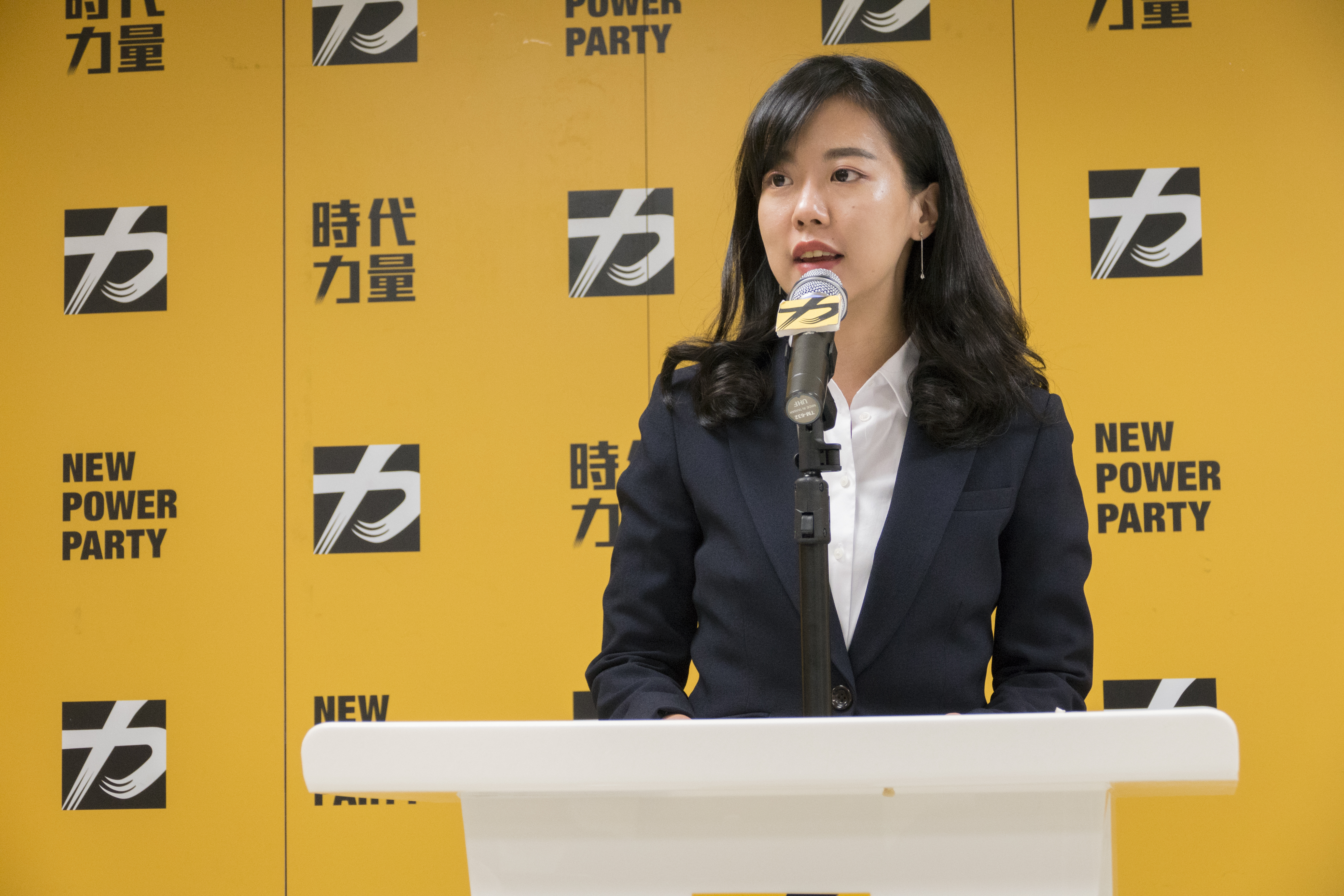 時代力量祕書長吳佩芸上週拋選情震撼彈，引發黨內批評。（時代力量提供）