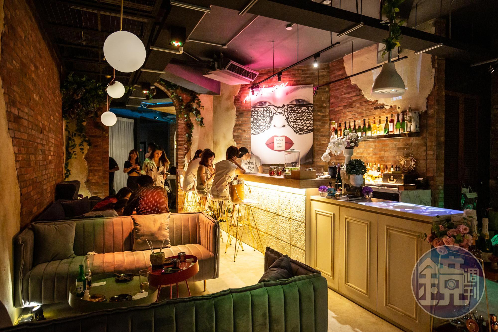 「燒酒一杯」化身「She_Design TAPAS SOJU BAR」，女力滿滿。