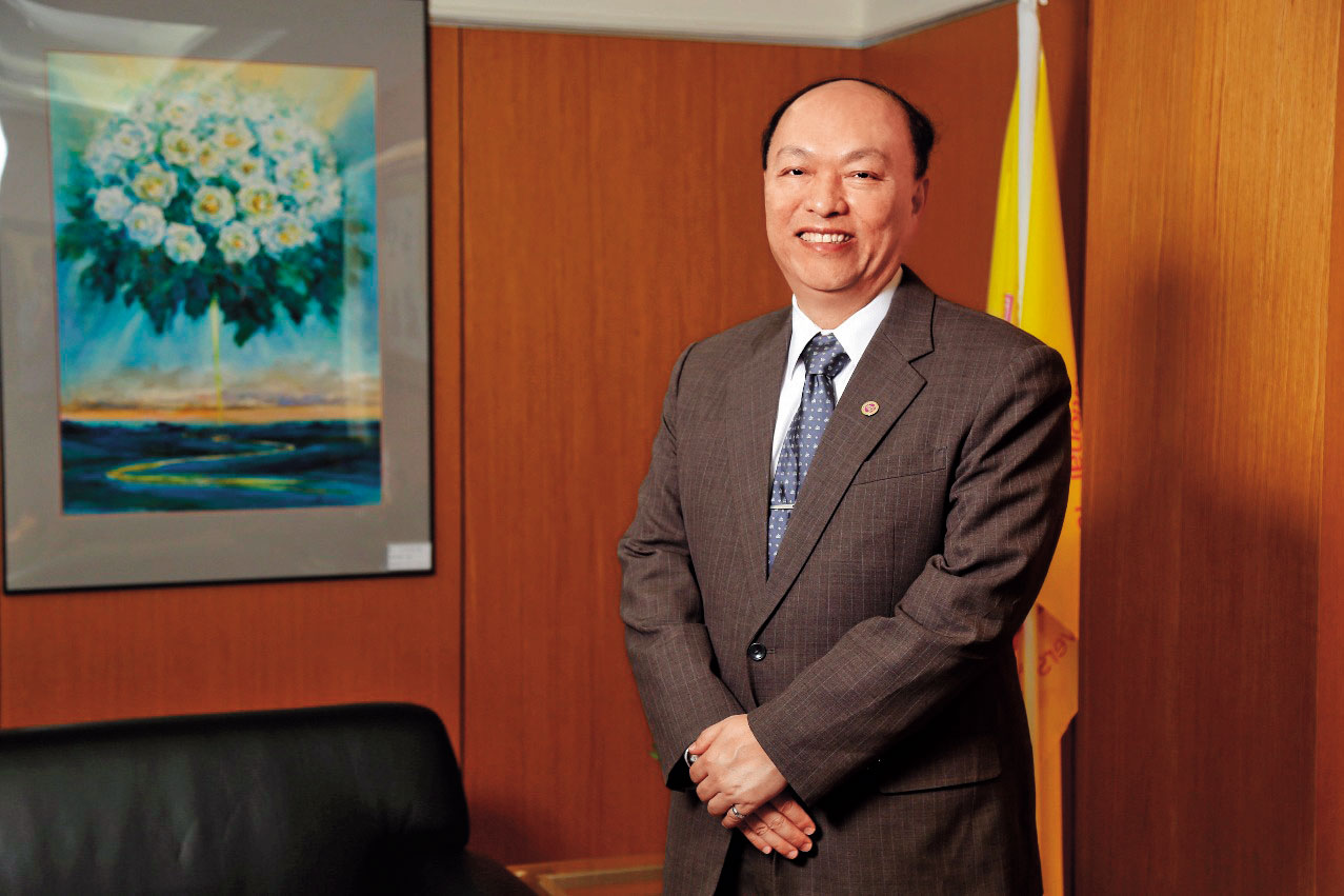 張瑞雄的治校理念說得頭頭是道，但作風爭議極大。（翻攝台北商業大學臉書）