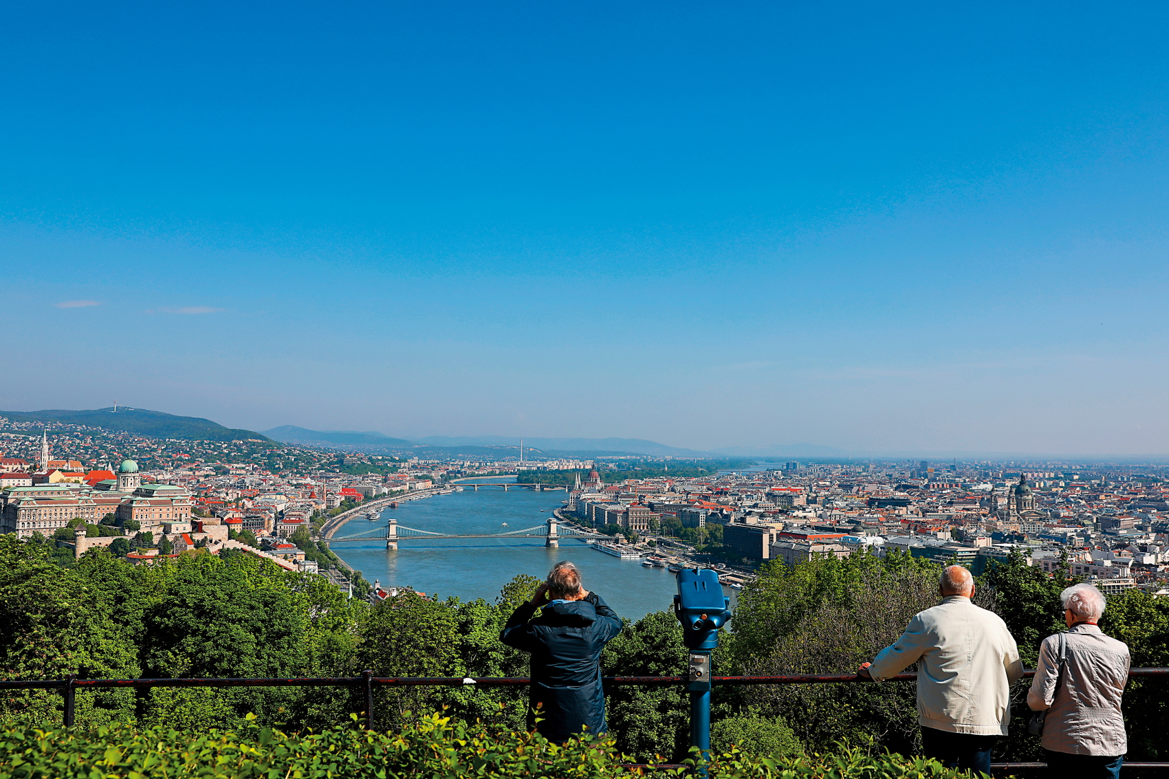 靠近自由紀念碑的蓋特勒山（Citadel lookout），是觀賞布達與佩斯兩岸風光的好去處。 