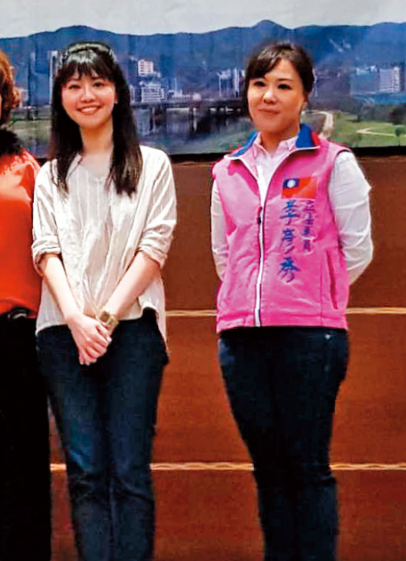 「港湖女神」高嘉瑜（左）將對戰國民黨立委李彥秀（右），民進黨評估有機會勝選。