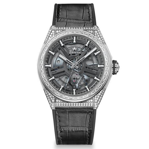 Defy Inventor大中華區限量版。錶徑44mm、鈦金屬材質、鑲鑽5克拉、限量50只,建議售價1,190,000。