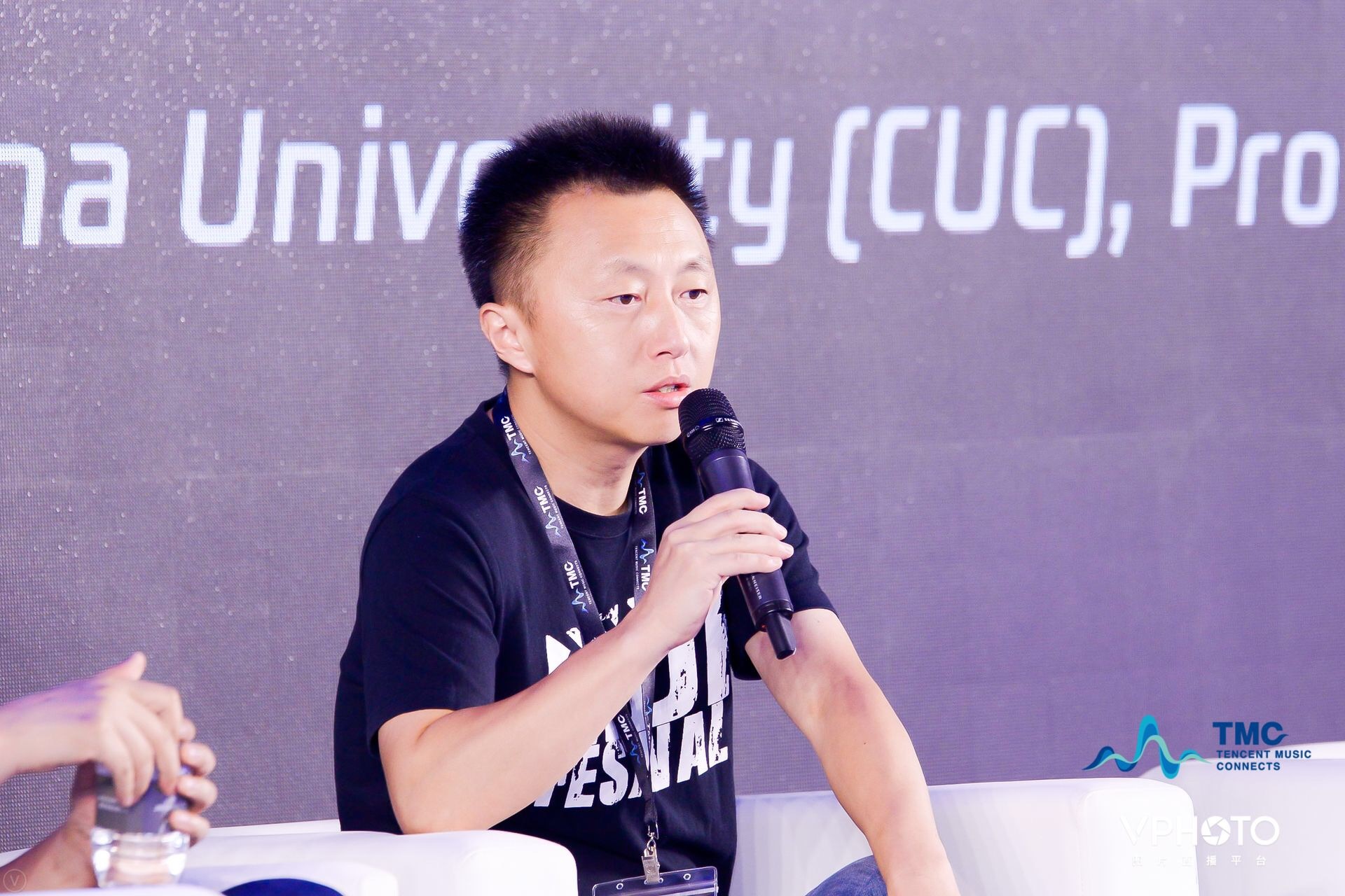 單蔚多次來台灣參加音樂論壇及交流活動，與台灣樂界關係密切。（迷笛提供）