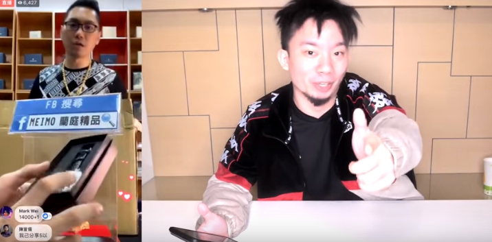 網紅「烏鴉」砸5萬買連千毅賣的名牌包。（擷取自youtube 烏鴉DoKa TV）