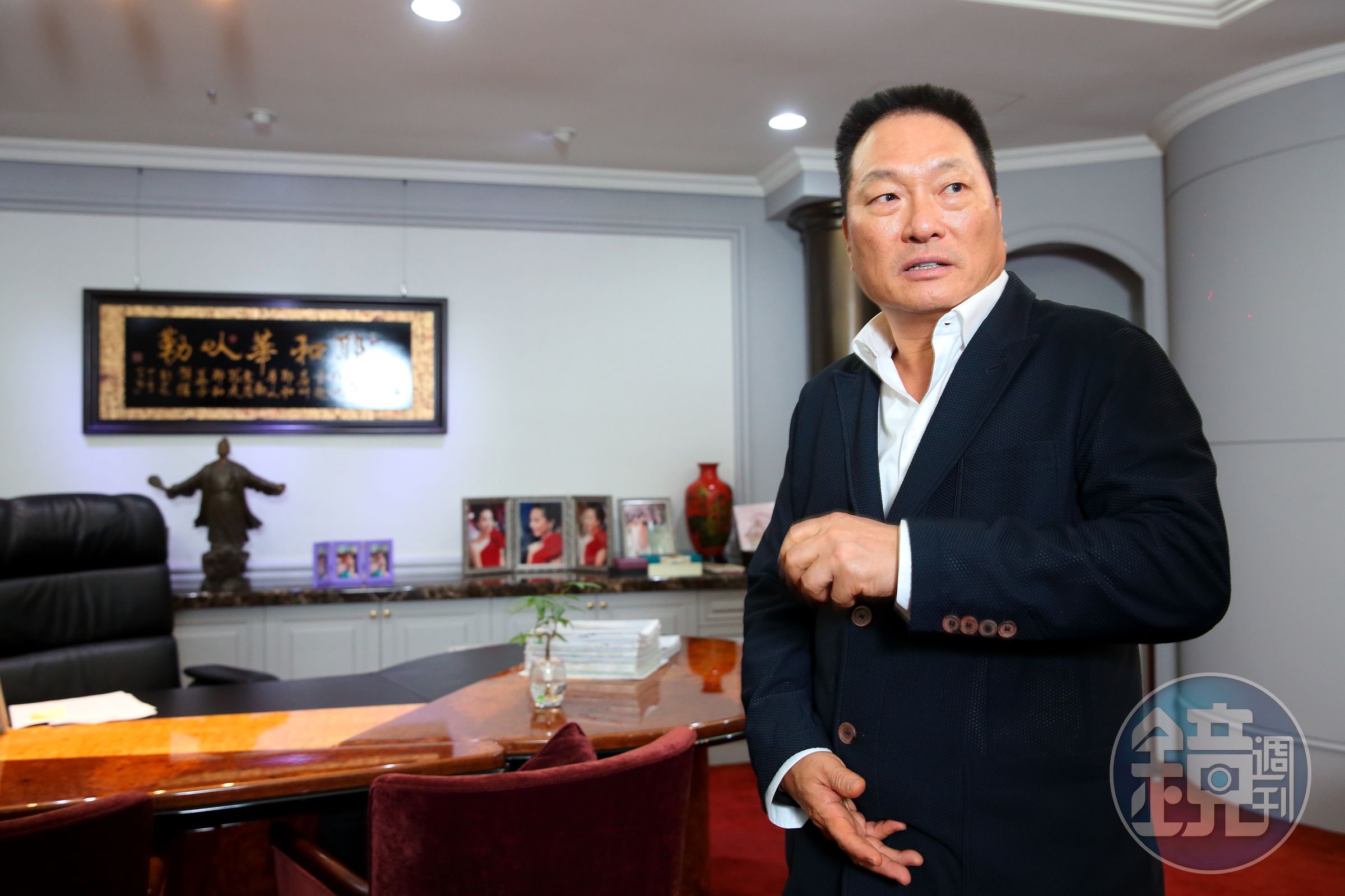 東森集團總裁王令麟掌握東森房屋的7成股權。