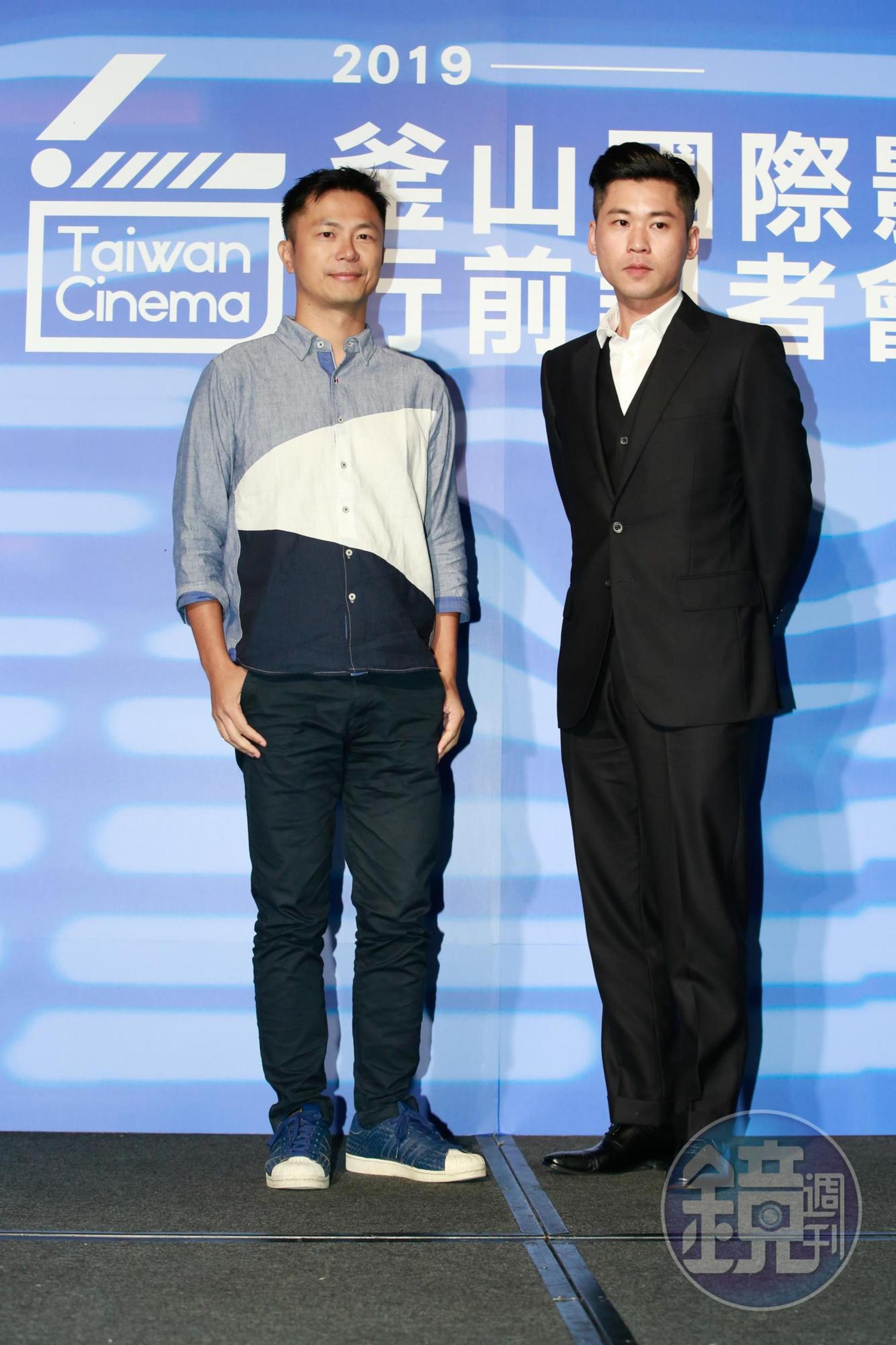 剛爆出新戀情的邱澤並未出席記者會,《江湖無難事》的導演高炳權與黃迪揚代表出席。