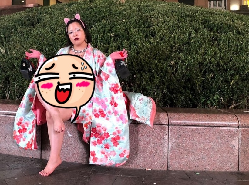 吉田有里在義大利街頭露內衣褲引起爭議。（翻攝IG：yuriyan.retriever）