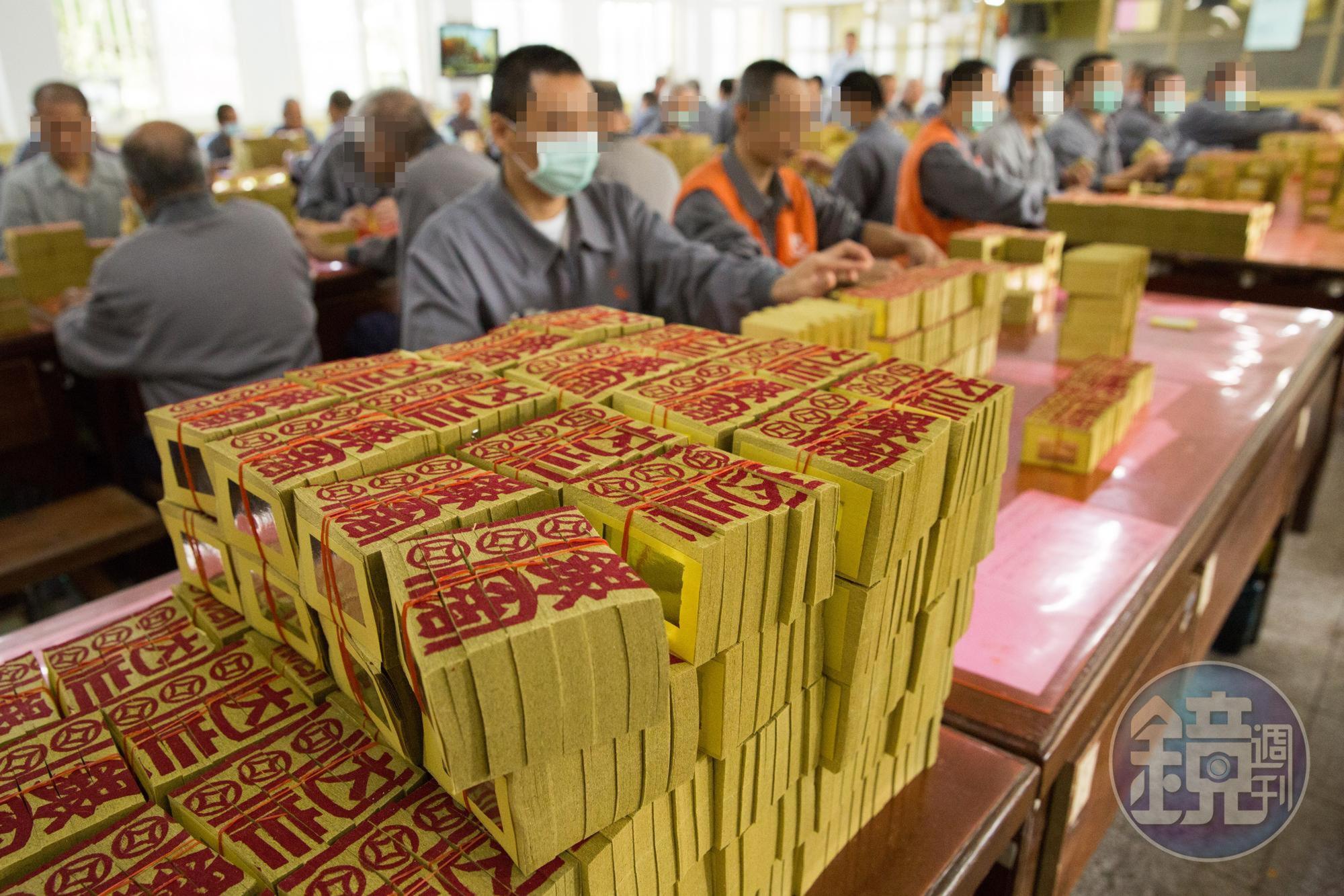 受刑人在監獄的收入過低，一個月平均200塊，連日常吃穿都無法支付。