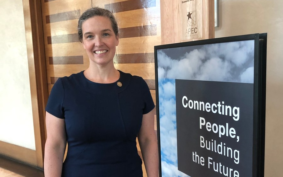 美國國務院亞太副助卿孫曉雅26日宣布，將以美國資深APEC官員身分，於2週內訪問台灣。（翻攝自EAP推特）