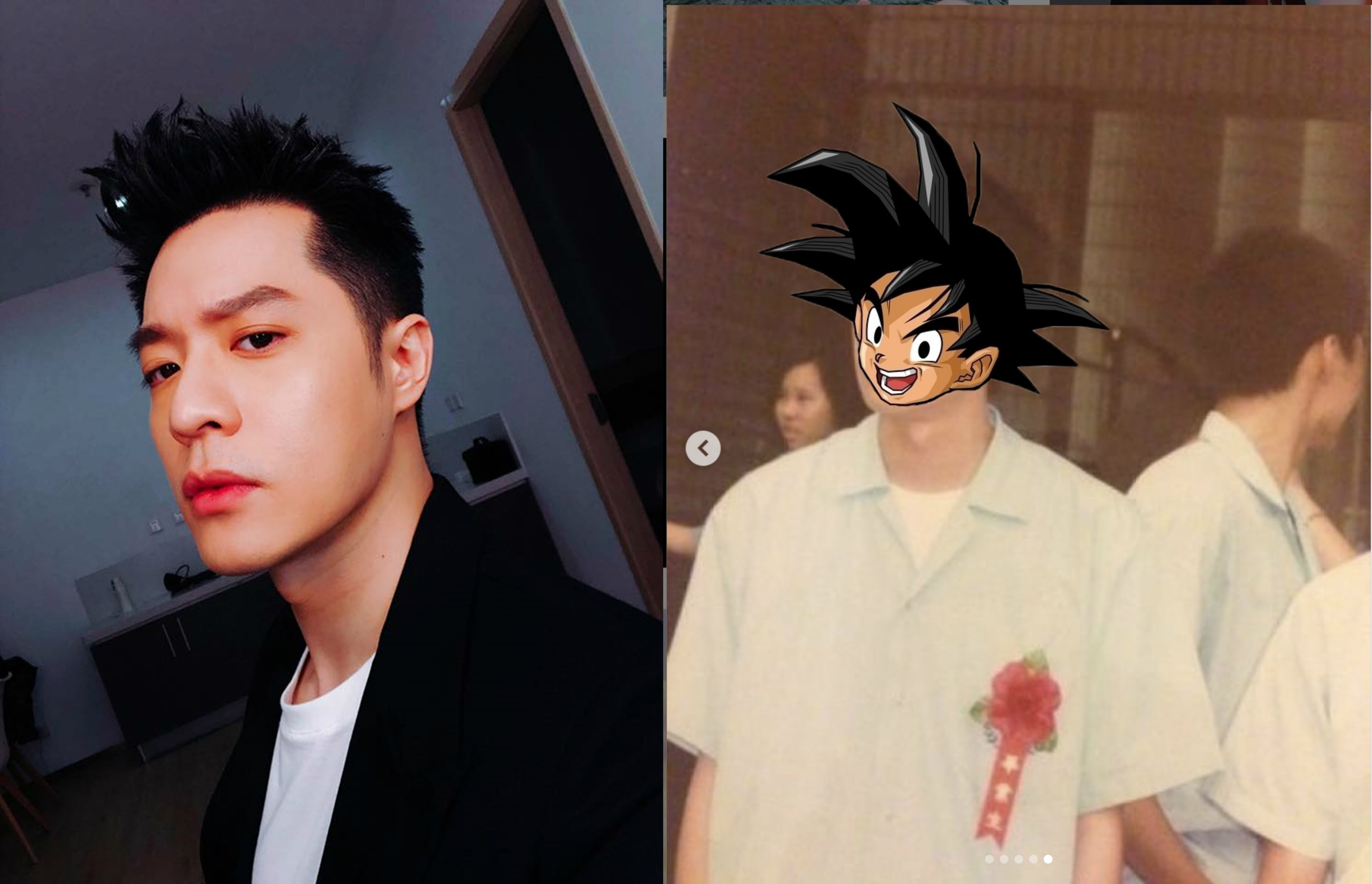 周湯豪現在的帥氣模樣，沒想到從小時候就可以看出來了。（翻攝自周湯豪IG）