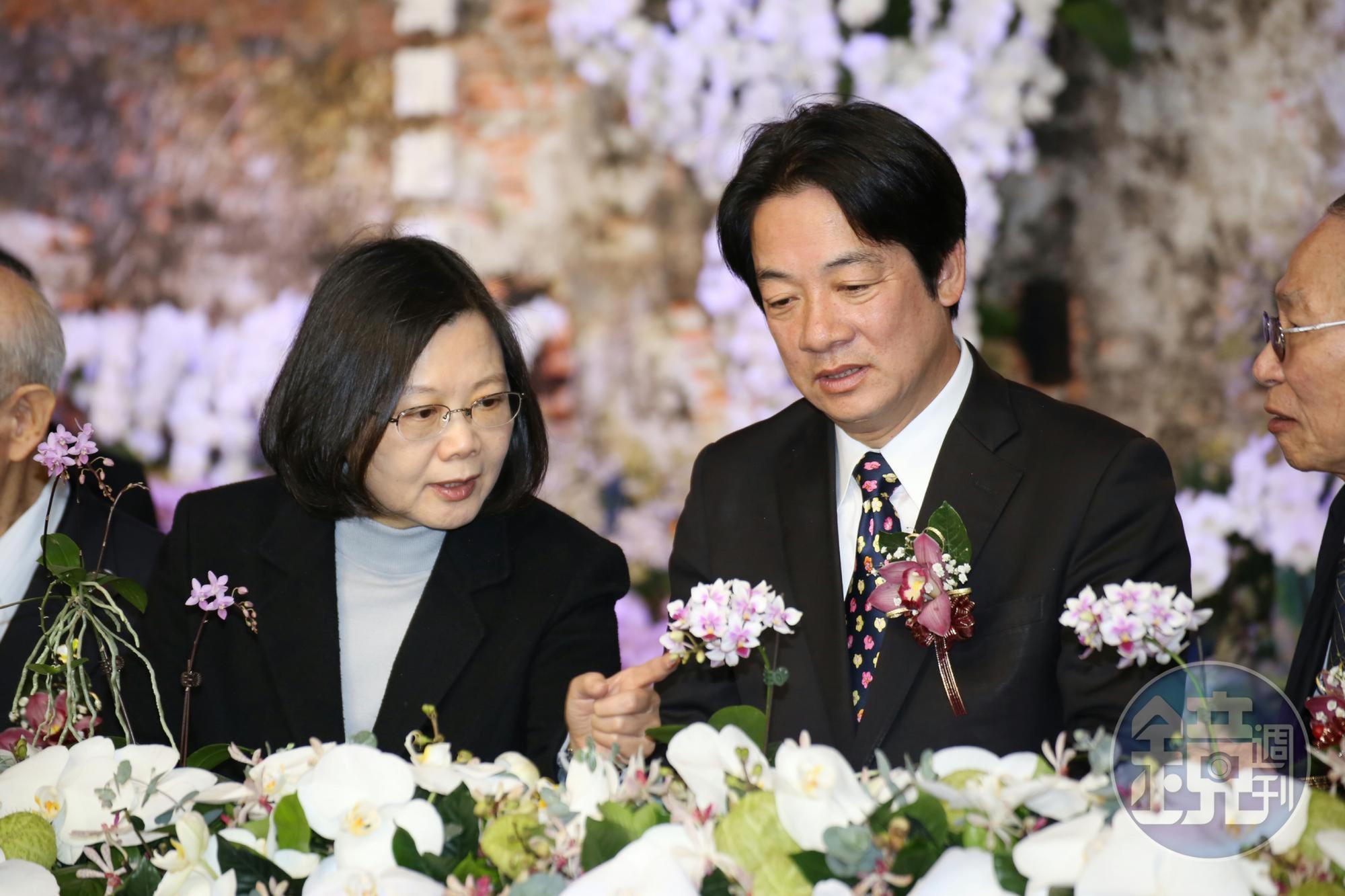 蔡英文和賴清德在本週二見面會談,會談觸及副手議題。
