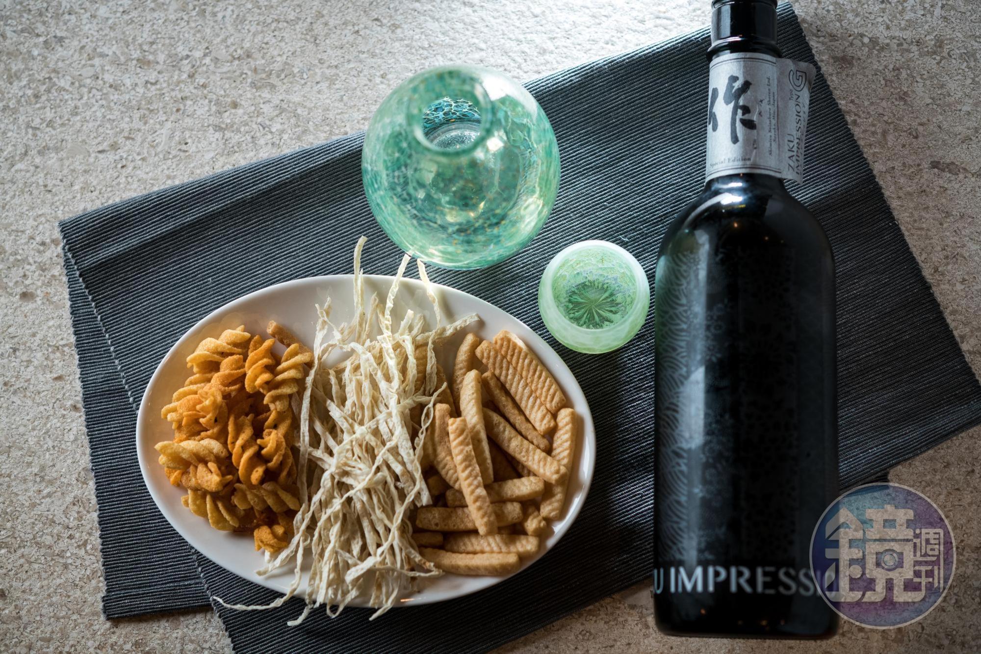海味濃郁的零食就是搭配清酒的最佳下酒菜。