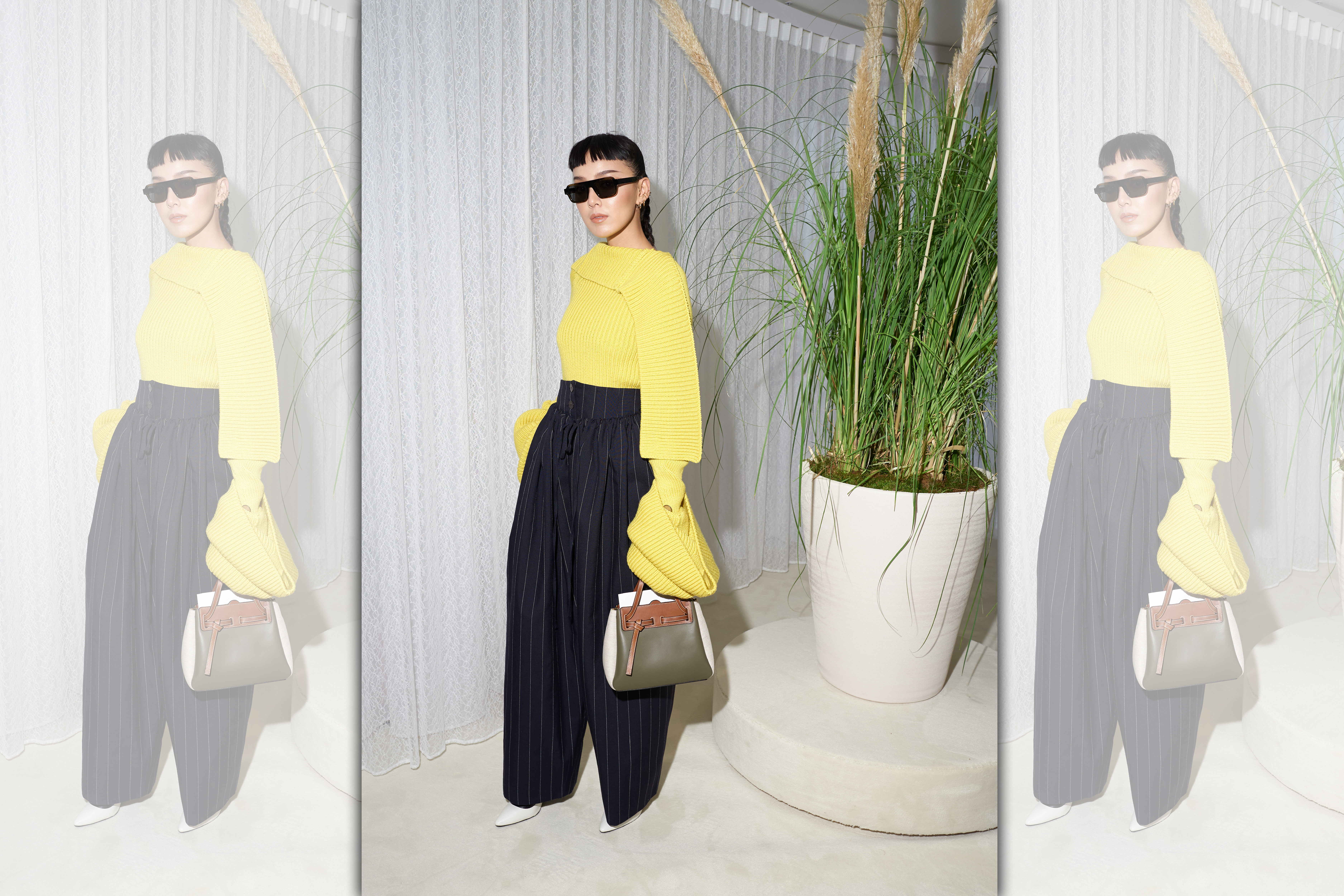 台灣名模李函出席LOEWE 2020 春夏大秀。(LOEWE提供)