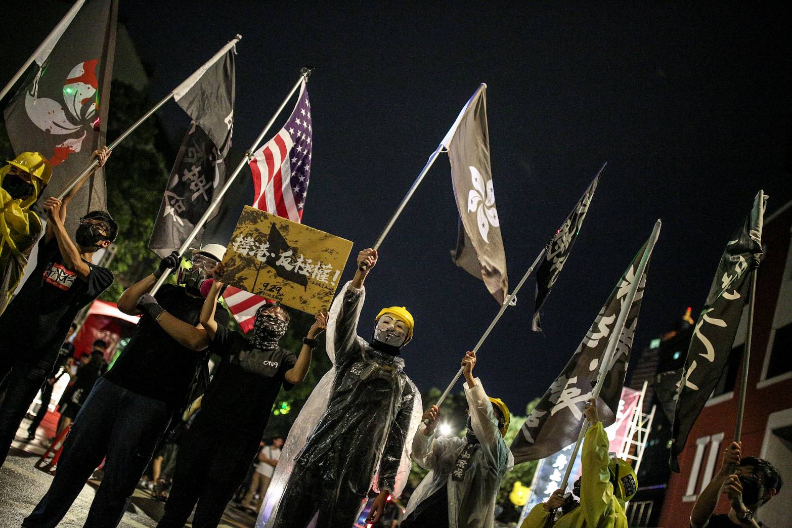 【圖輯】「929撐港反極權大遊行」　台北聲援挺到底