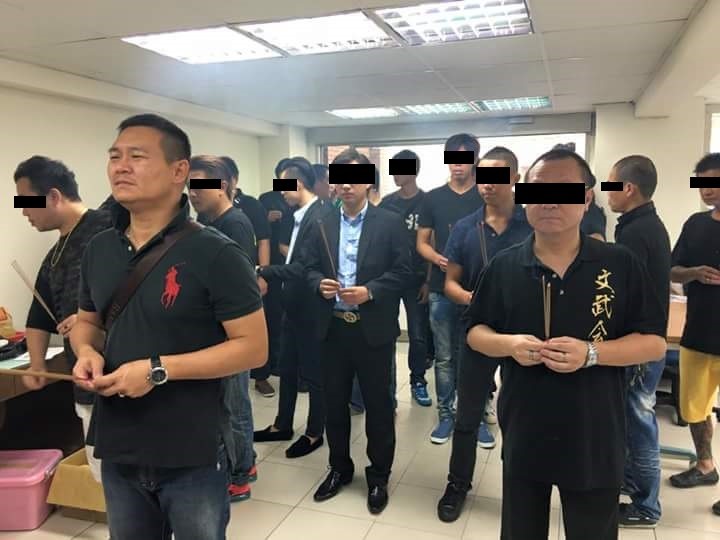 胡志偉以宮廟作為自己的據點,擴展自己的地方勢力。( 翻攝楊門【文武會】臉書 )