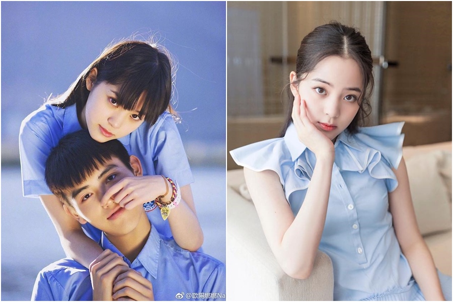歐陽娜娜長相甜美，感情世界備受注目，2年前跟陳飛宇合作《秘果》時，曾傳出假戲真做。（翻攝自歐陽娜娜臉書）