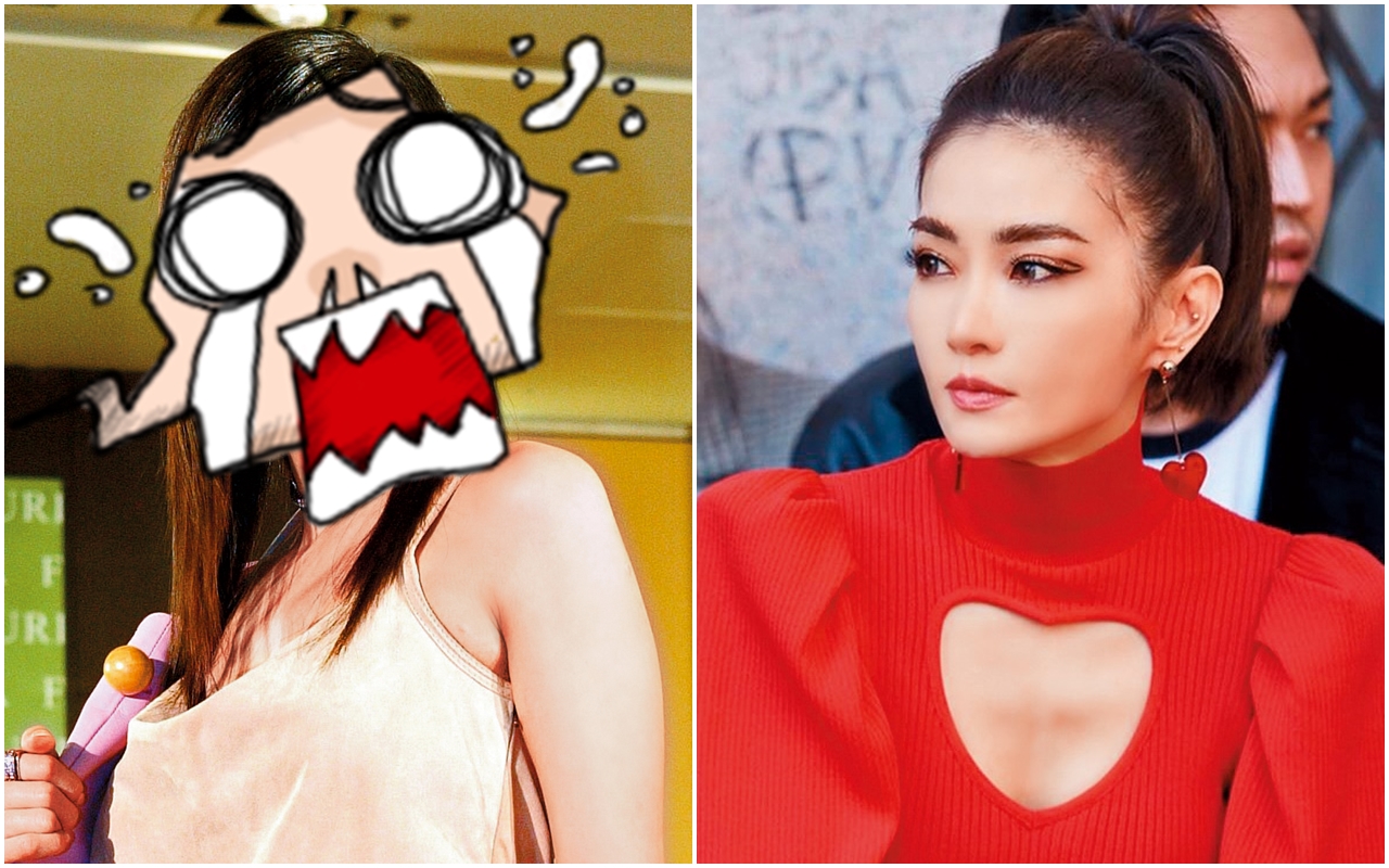 剛出道時（左），謝金燕顯得較為稚氣、台味十足。如今身材纖瘦的謝金燕，穿起名牌服飾氣勢十足，此次出席4大國際時裝週，卻被發現多為自費前往。（東方IC／翻攝自謝金燕IG）