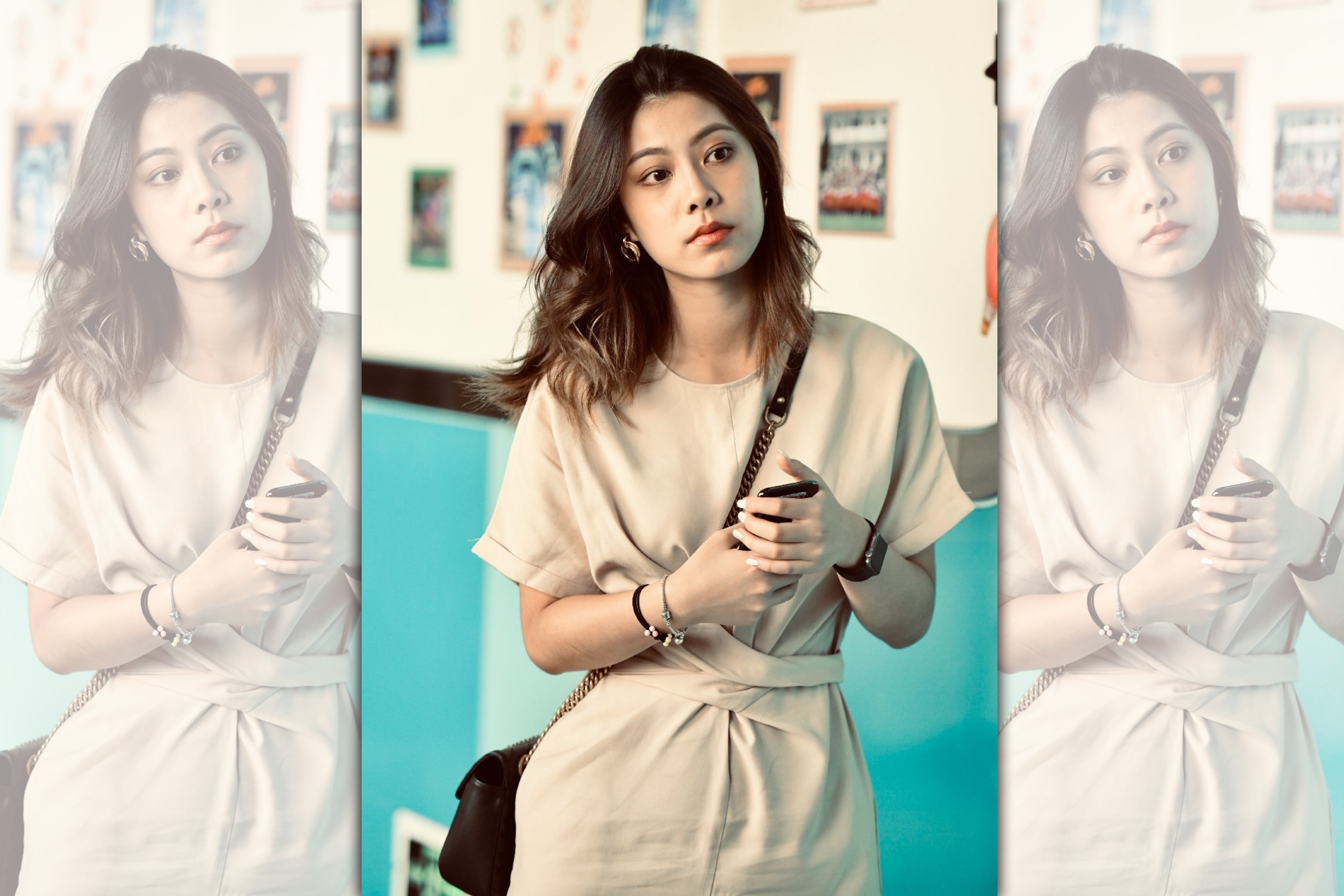 香港藝人蔡穎𠒇Jourdan期待能往演藝路邁進，日前到大陸導演高希希劇組見習。（人人影視提供）