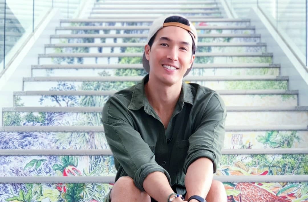 錦榮和蔡依林分手前，曾二度被拍到和謝沛恩出遊，堅稱兩人只是朋友。（翻攝自錦榮臉書）