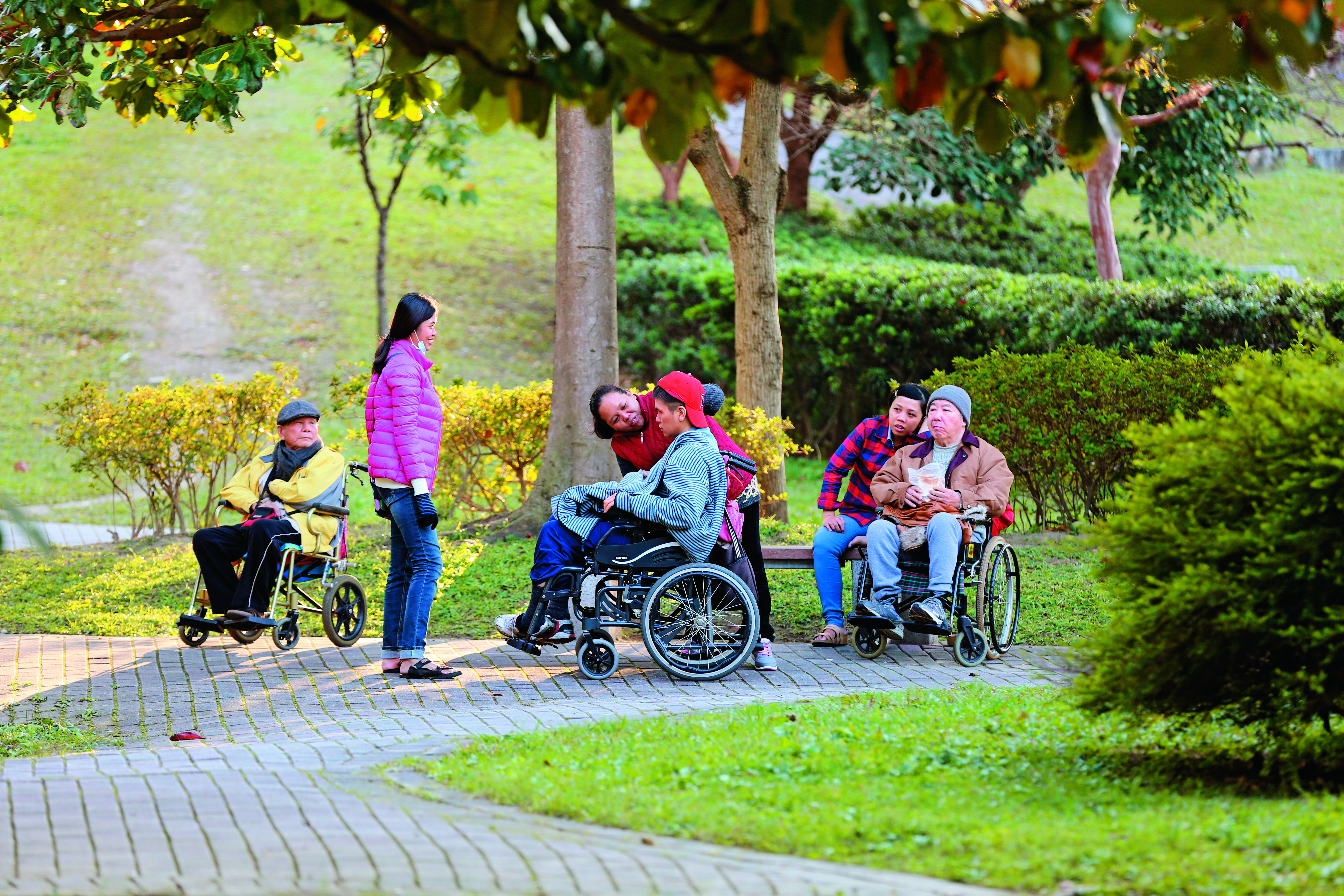 台灣5年後有500萬老人、其中110萬人無法自理、需要別人照護。