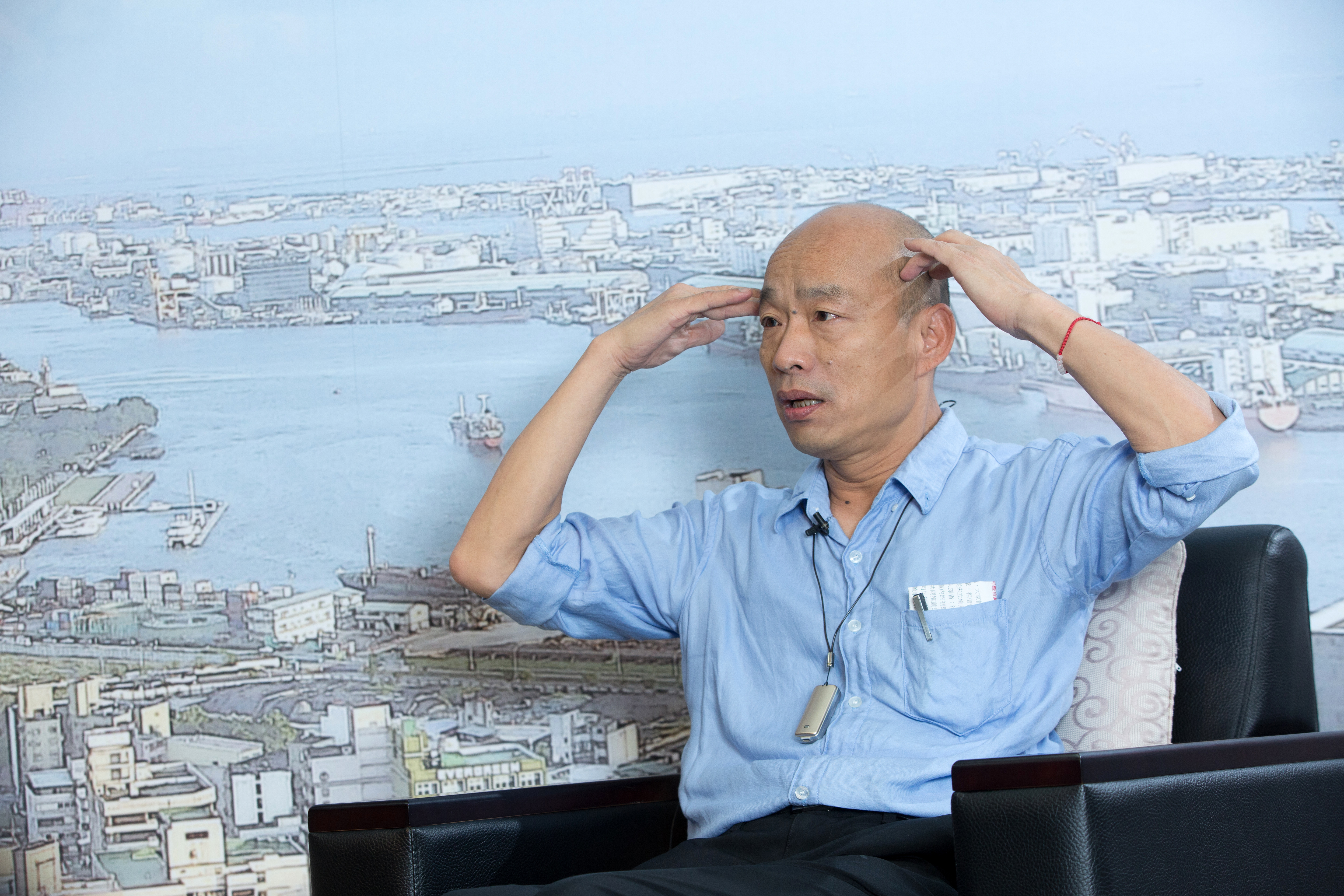 對於「100億的青年創業基金」被質疑是否會跳票，韓國瑜跳腳批評「唱衰」。