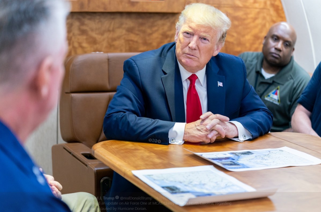 美國總統川普祝賀中共國慶，不忘強調中美貿易戰「我們將會獲得勝利」。（翻攝自@realDonaldTrump推特）