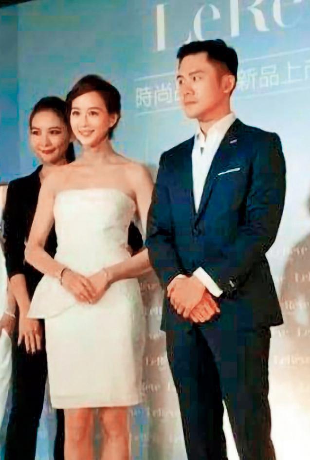 圖中那名看來頗為體面的男子，就是追過張鈞甯（中）的Charles（右），可惜酒後摸摸親親之後就沒下文了；Charles為了她還跟當時女友分手。（讀者提供）