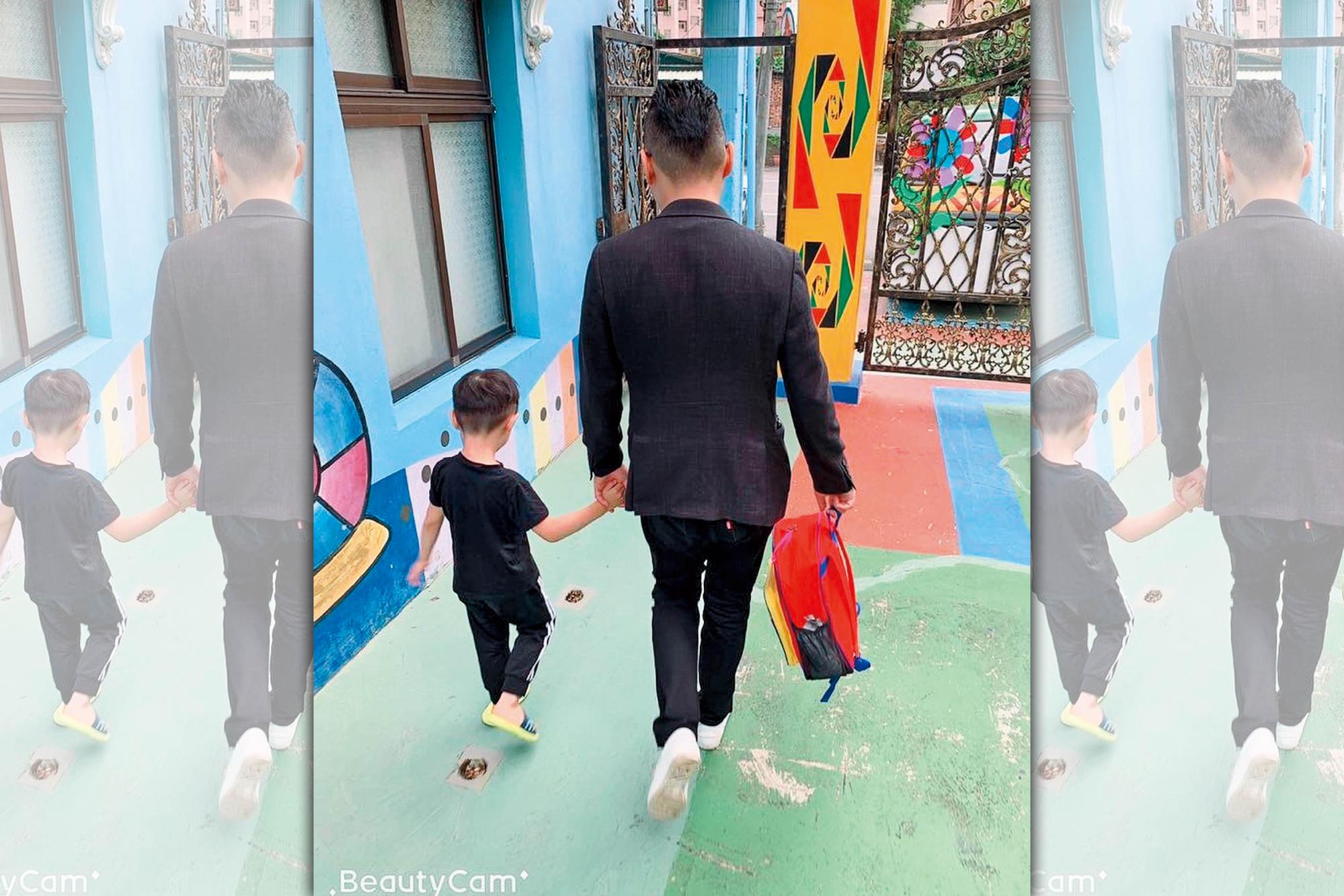 連千毅在江湖拚搏，沾染殺氣，卻也喜歡曬天倫照當慈父。（翻攝自連千毅IG）