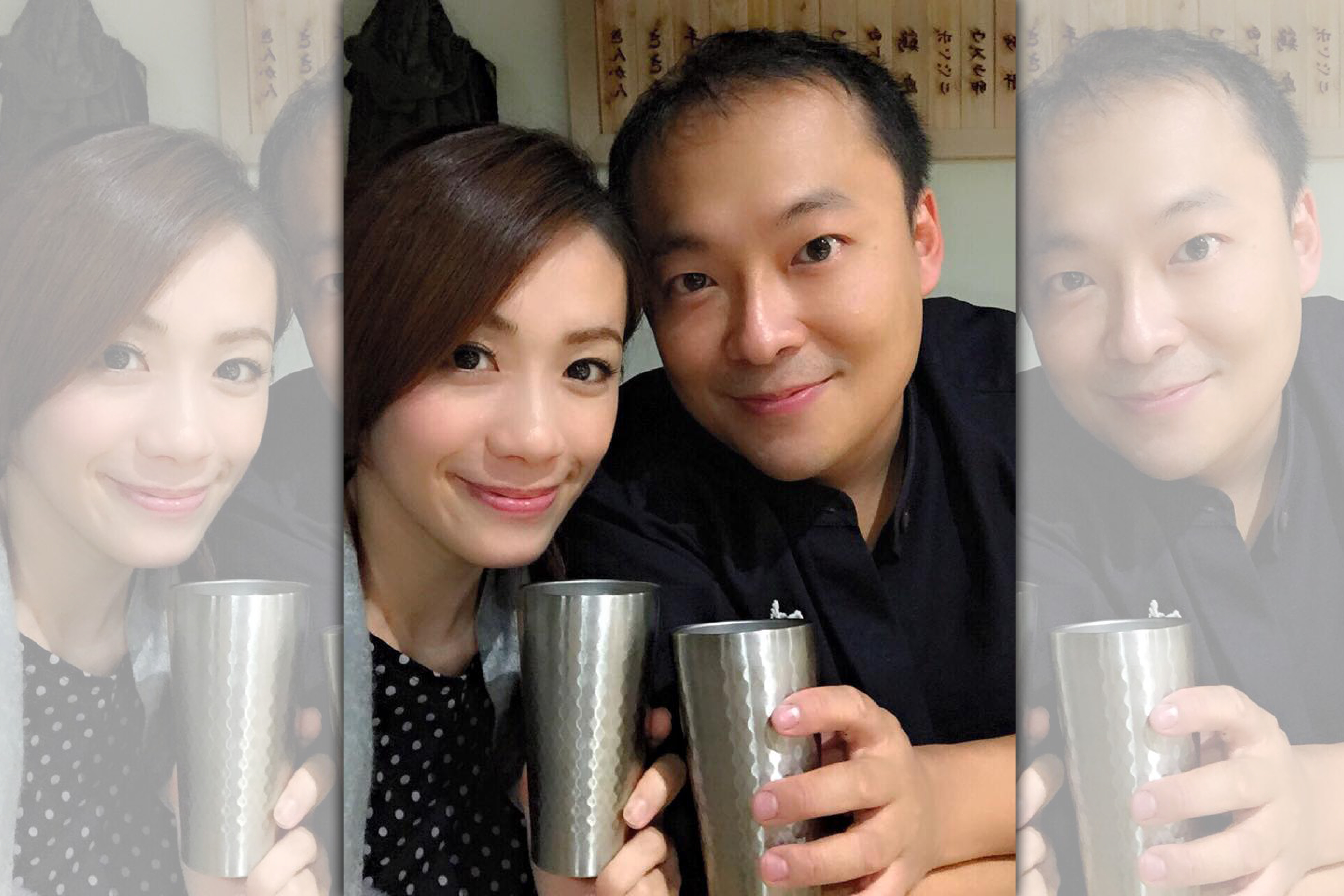 柯以柔（左）與郭宗坤（右）的離婚官司糾纏近兩年，今法院終於宣判柯以柔勝訴。（翻攝自郭宗坤臉書）