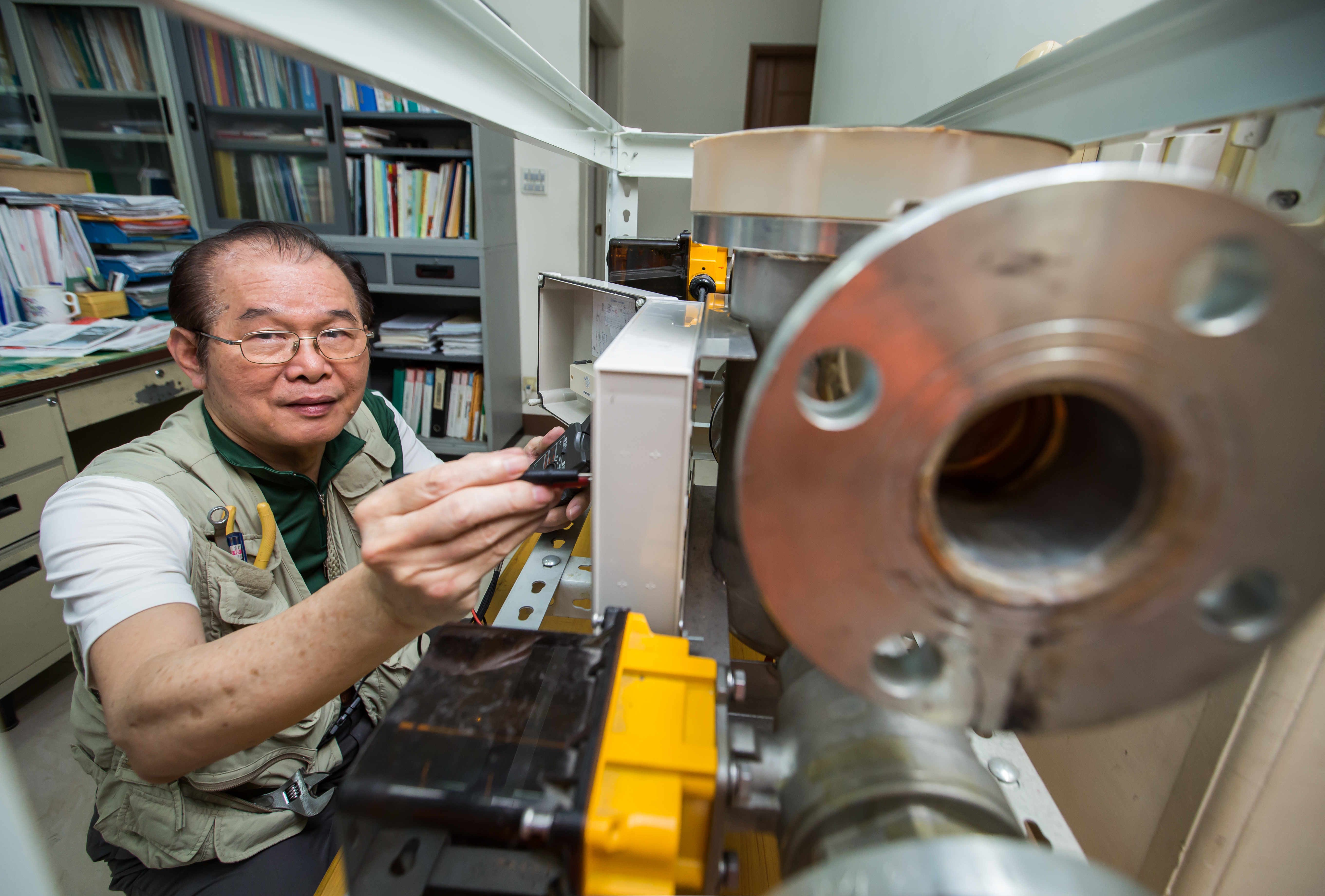股素人本業是冷凍空調技師，擁有八項專利的他，還是一名存股達人。