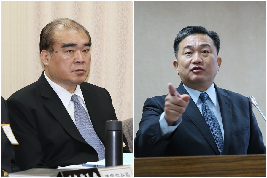 民進黨立委王定宇（右圖）昨日質詢時，提出對破壞連儂牆的陸生和中國遊客祭出「不准再允許入境」，移民署署長邱豐光（左圖）也回應了。（圖為本刊資料照）