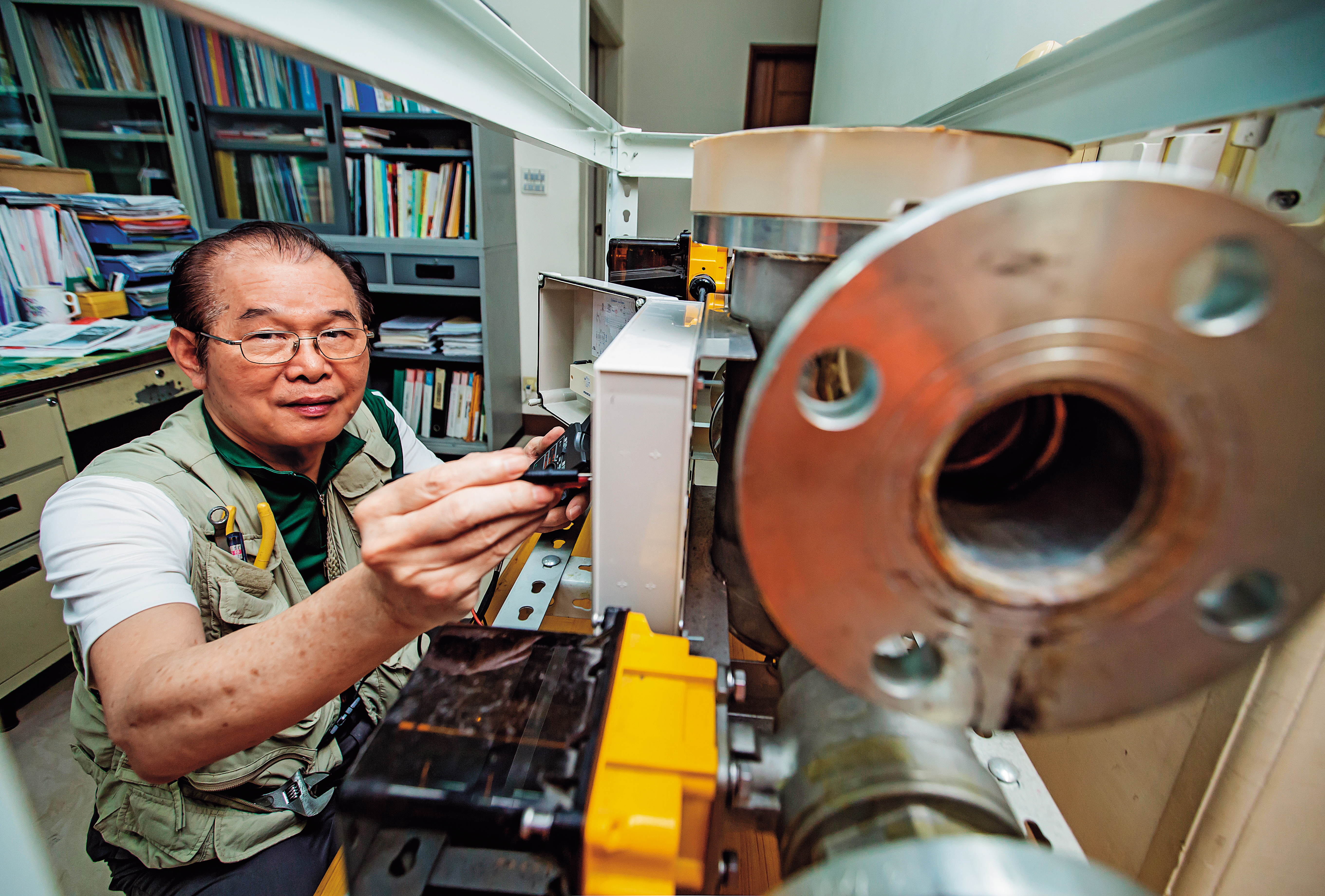 股素人本業是冷凍空調技師，有8項專利的他還是一名存股達人。