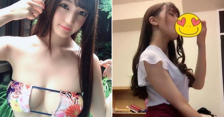 日本AV女優高橋聖子以短短不到30秒的影片讓粉絲看得意猶未盡。（翻攝自高橋聖子推特）