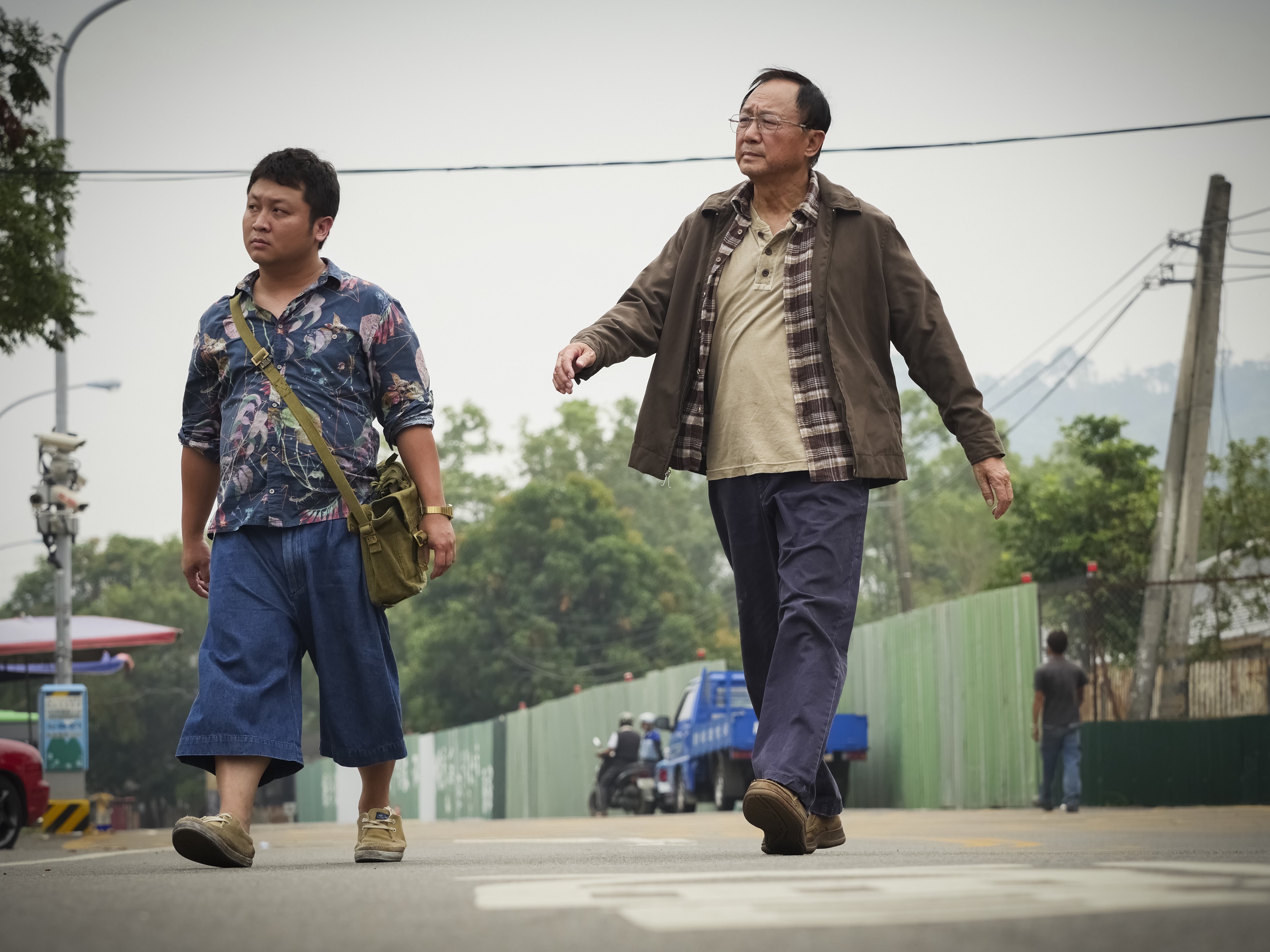 納豆是鍾孟宏的「御用演員」，每部長片都少不了納豆的身影，唯獨《陽光普照》沒有。圖為《一路順風》。（甲上娛樂提供）