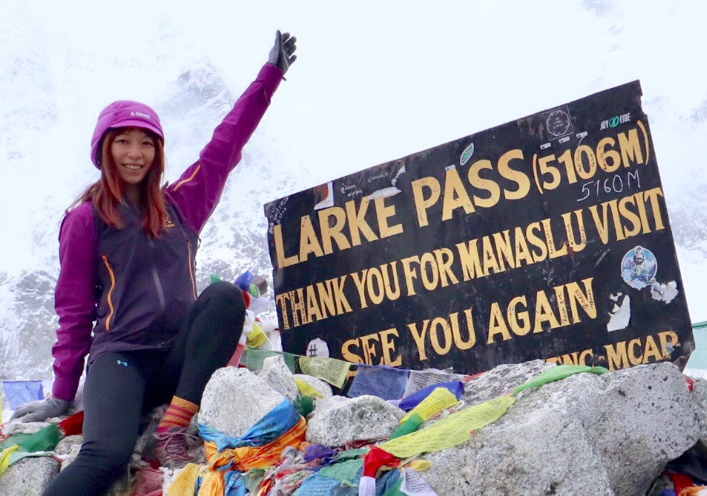 段慧琳拋夫棄女赴尼泊爾挑戰5,000米高山，行前保高額險留遺言。（民視提供）