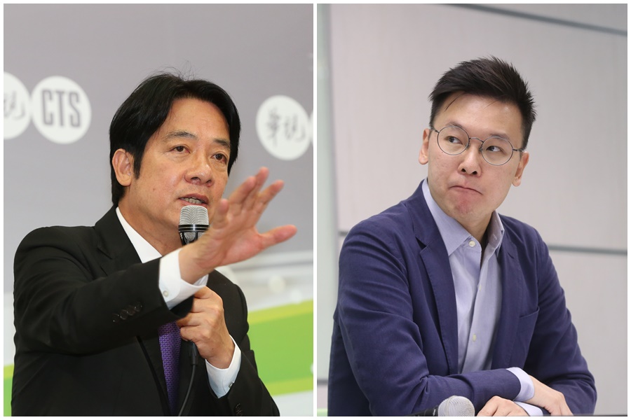 前行政院長賴清德與民進黨副祕書長林飛帆分進合擊，前往美加參加海外後援會成立大會。