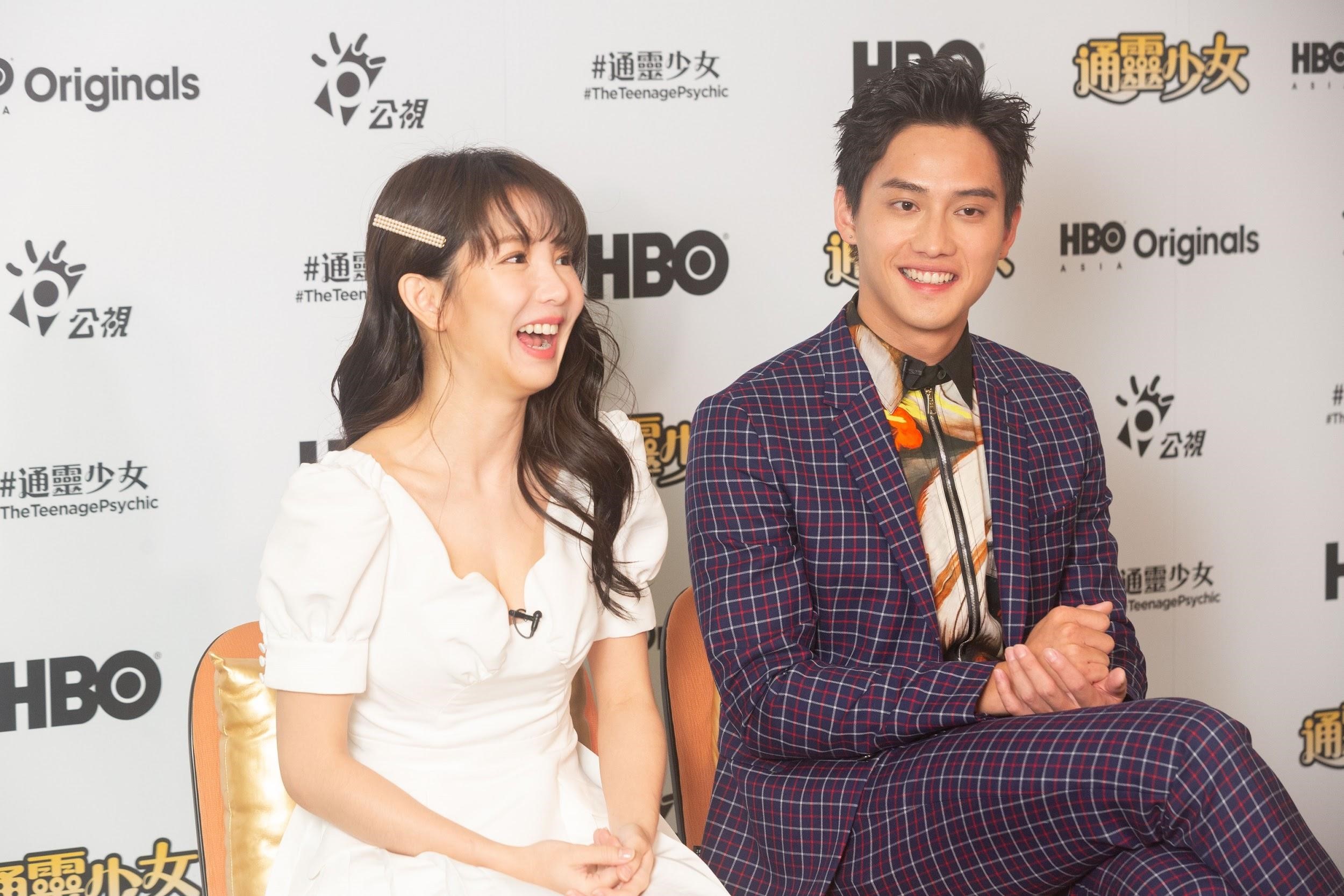 郭書瑤（左）稱首次合作的范少勳（右）是靈魂伴侶，合作默契極佳。