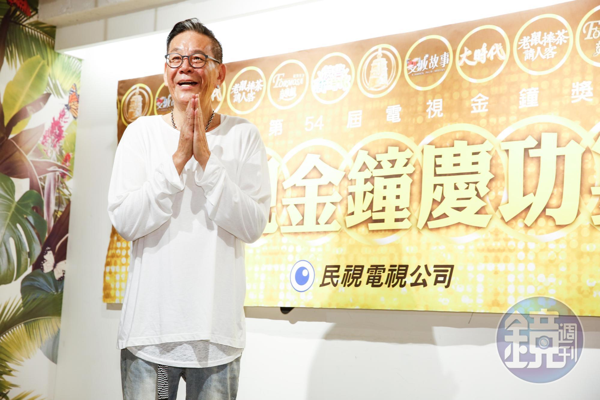 龍劭華自認是戲癡，沒戲演「會早走」。