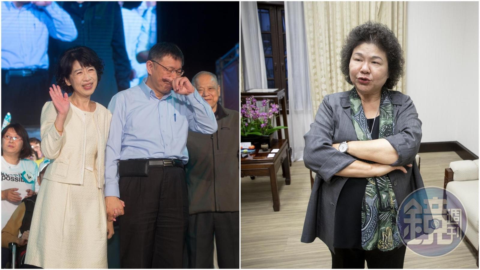 陳佩琪接棒替丈夫柯文哲，再次將砲火對準陳菊。