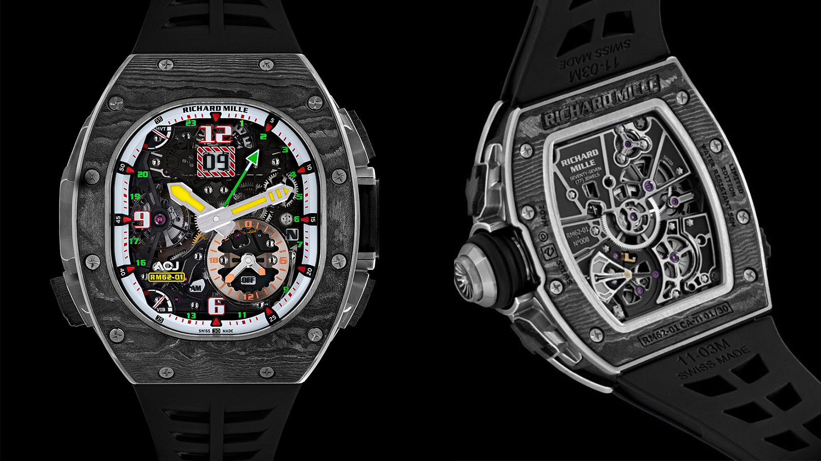 【新錶訊息】低調奢華就是這個意思！RICHARD MILLE RM 62-01 ACJ陀飛輪振動鬧鈴錶
