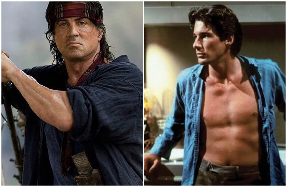 艾爾頓強邀請兩位席維斯史特龍與李察吉爾兩位好友參加他辦的派對，兩人卻為了黛妃爭風吃醋。（翻攝自史特龍、李察吉爾IG）