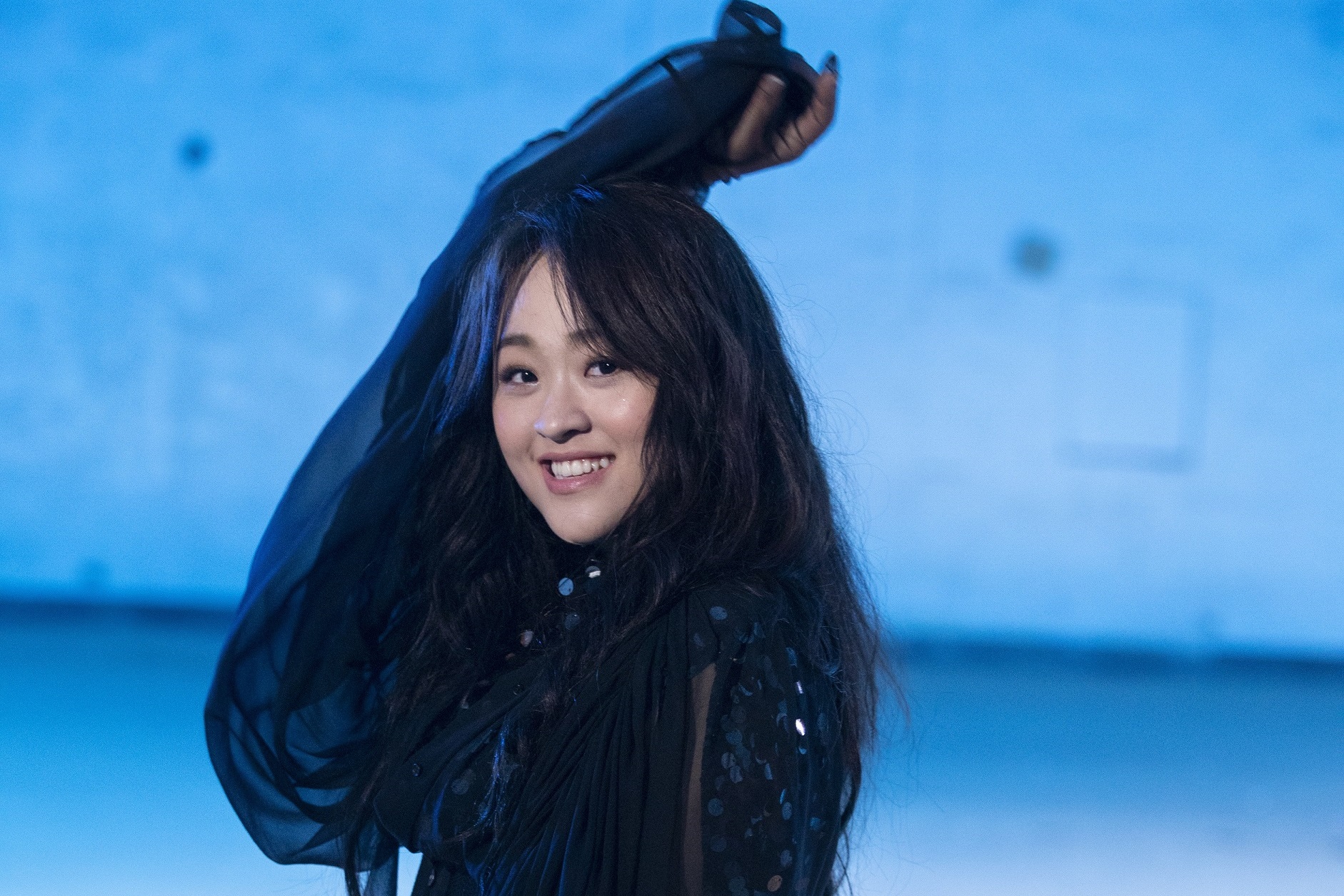 許莉潔發片前狂瘦身,從「胖男」形象變身「美女」。(喜歡音樂提供)